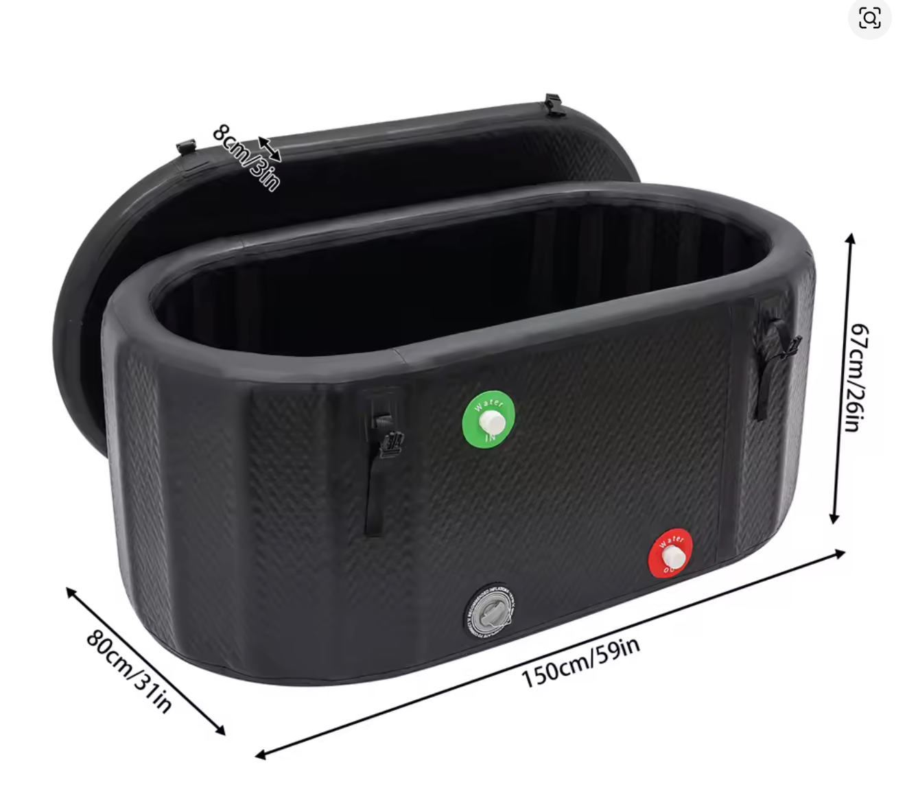 Nordic Collect BathTub™ -  Stor portabel badtunna